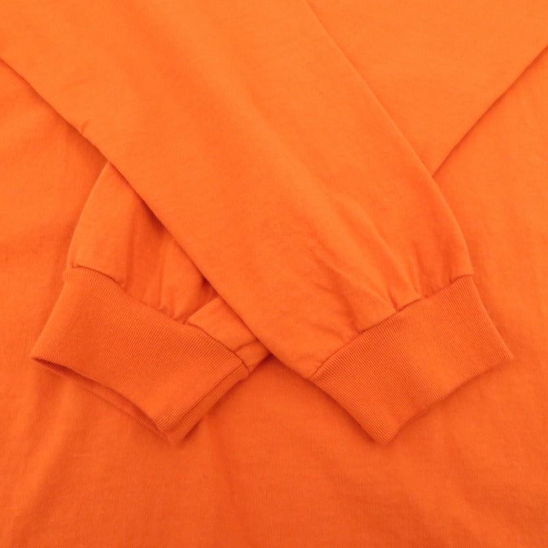 COOTIE | クーティー Garment Dyed Error Fit L/S Tee 長袖Ｔシャツ CTE-24S339 オレンジ サイズ：XL【瀬戸大橋店】