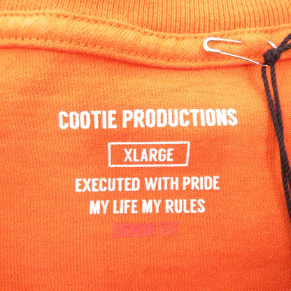 COOTIE | クーティー Garment Dyed Error Fit L/S Tee 長袖Ｔシャツ CTE-24S339 オレンジ サイズ：XL【瀬戸大橋店】