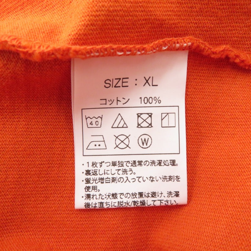 COOTIE | クーティー Garment Dyed Error Fit L/S Tee 長袖Ｔシャツ CTE-24S339 オレンジ サイズ：XL【瀬戸大橋店】