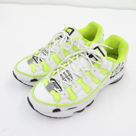 FILA | フィラ × MSGM スニーカー 2740MS0125F ホワイト × イエロー 27cm【瀬戸大橋店】