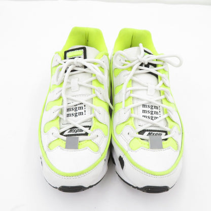 FILA | フィラ × MSGM スニーカー 2740MS0125F ホワイト × イエロー 27cm【瀬戸大橋店】