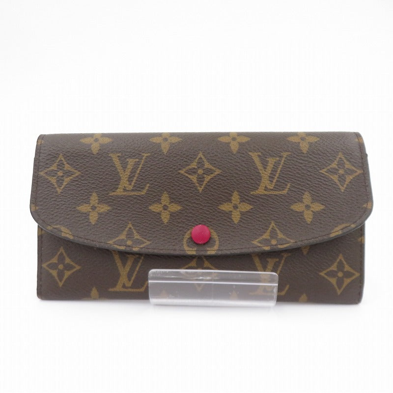 LOUIS VUITTON | ルイ・ヴィトン モノグラム ポルトフォイユ・エミリー 長財布 M60697 ブラウン【瀬戸大橋店】