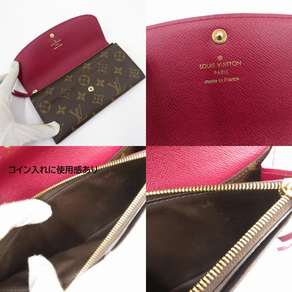LOUIS VUITTON | ルイ・ヴィトン モノグラム ポルトフォイユ・エミリー 長財布 M60697 ブラウン【瀬戸大橋店】