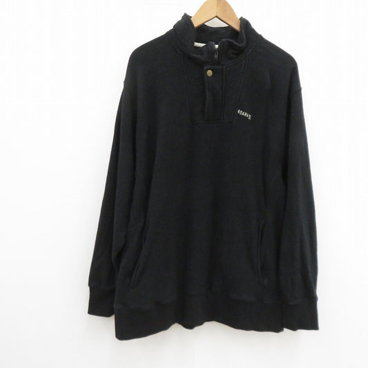 ROARK REVIVAL | ロアークリバイバル H/W HEMPCOTTON H/Z SWEAT スウェット RSWJH1050 ブラック サイズ：L【瀬戸大橋店】