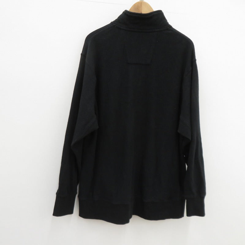 ROARK REVIVAL | ロアークリバイバル H/W HEMPCOTTON H/Z SWEAT スウェット RSWJH1050 ブラック サイズ：L【瀬戸大橋店】