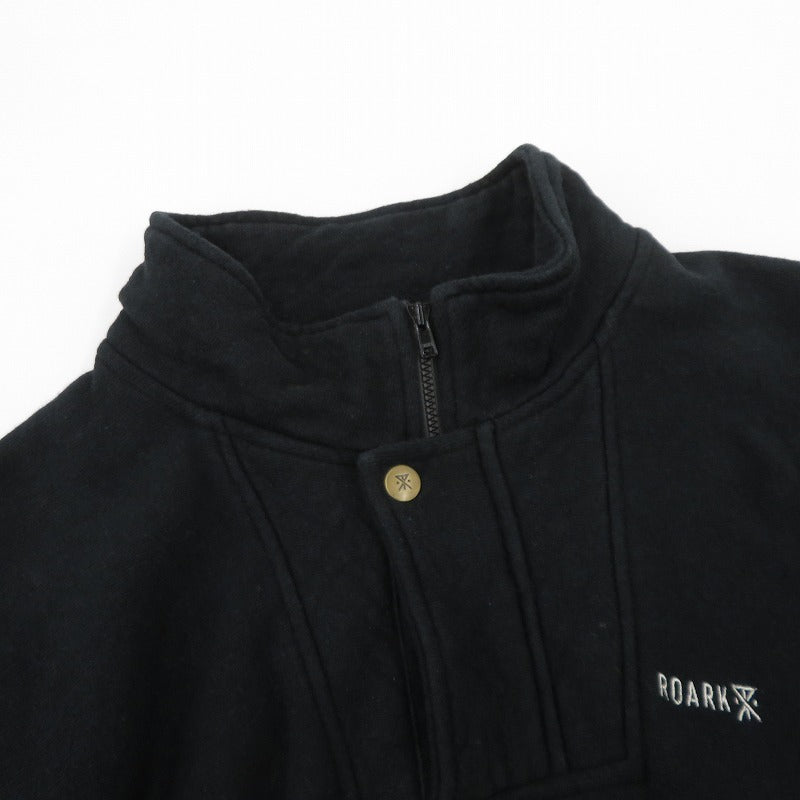 ROARK REVIVAL | ロアークリバイバル H/W HEMPCOTTON H/Z SWEAT スウェット RSWJH1050 ブラック サイズ：L【瀬戸大橋店】