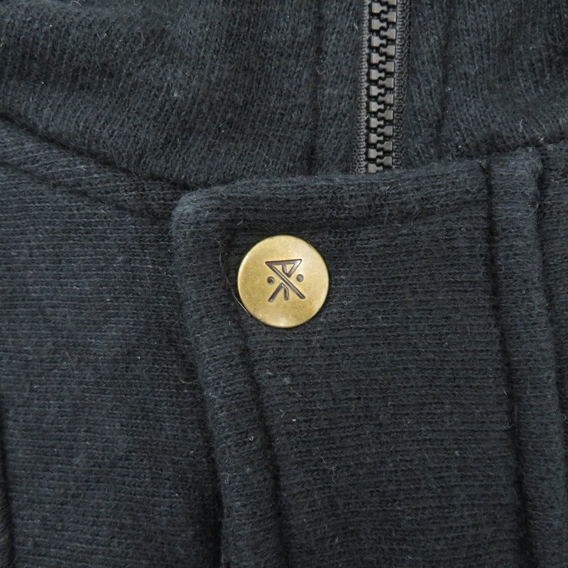 ROARK REVIVAL | ロアークリバイバル H/W HEMPCOTTON H/Z SWEAT スウェット RSWJH1050 ブラック サイズ：L【瀬戸大橋店】