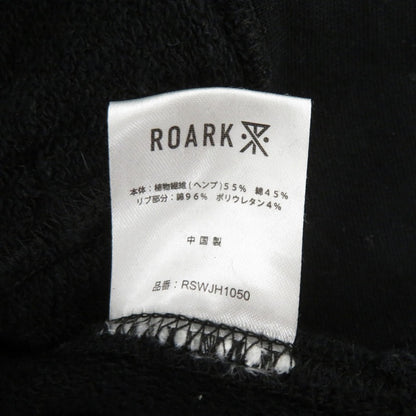 ROARK REVIVAL | ロアークリバイバル H/W HEMPCOTTON H/Z SWEAT スウェット RSWJH1050 ブラック サイズ：L【瀬戸大橋店】