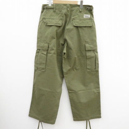 WACKOMARIA | ワコマリア 6 POCKET TROUSERS カーゴパンツ 24FW-WMP-PT03 カーキ サイズ：M【瀬戸大橋店】