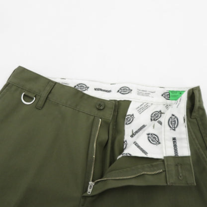 NEIGHBORHOOD | ネイバーフッド NH X DICKIES . TUCK WIDE PANTS チノパンツ 242VFDKN-PTM02 カーキ サイズ：M【瀬戸大橋店】