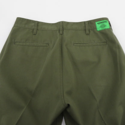 NEIGHBORHOOD | ネイバーフッド NH X DICKIES . TUCK WIDE PANTS チノパンツ 242VFDKN-PTM02 カーキ サイズ：M【瀬戸大橋店】