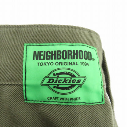 NEIGHBORHOOD | ネイバーフッド NH X DICKIES . TUCK WIDE PANTS チノパンツ 242VFDKN-PTM02 カーキ サイズ：M【瀬戸大橋店】