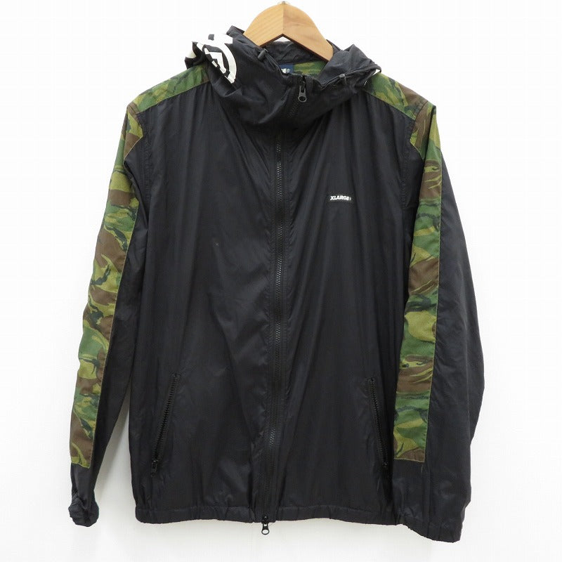 X-LARGE | エクストララージ ナイロンジャケット 01151507 ブラック サイズ：M【瀬戸大橋店】