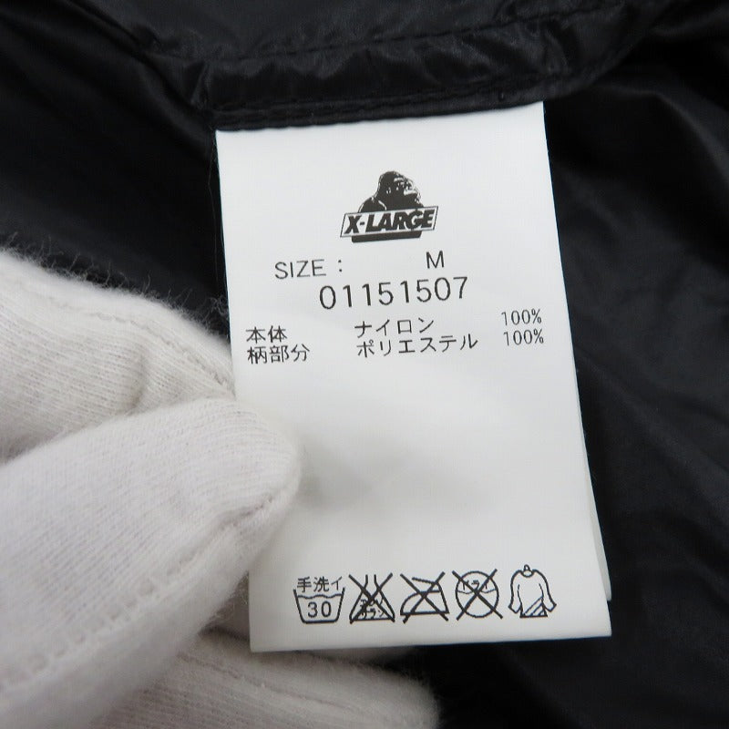 X-LARGE | エクストララージ ナイロンジャケット 01151507 ブラック サイズ：M【瀬戸大橋店】