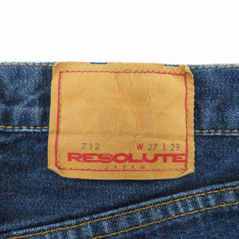 RESOLUTE | リゾルト デニムパンツ ブルー【瀬戸大橋店】