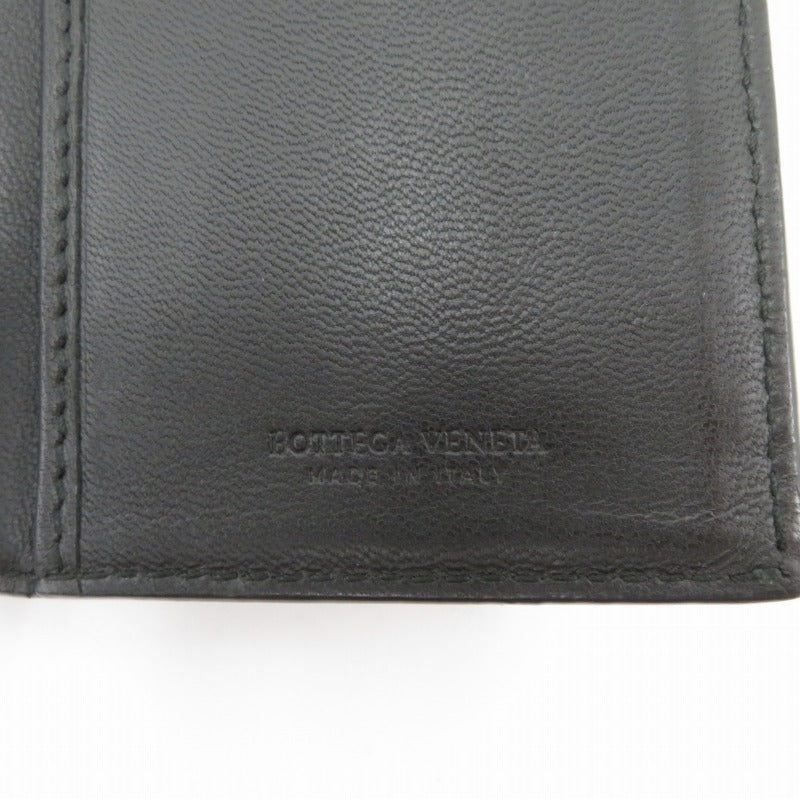 BOTTEGA VENETA | ボッテガヴェネタ イントレチャート クロコ 切り替え 札入れ ブラック【瀬戸大橋店】
