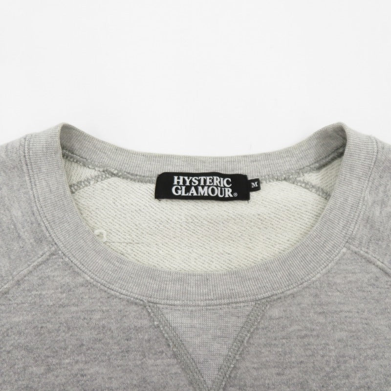 HYSTERIC GLAMOUR | ヒステリックグラマー スウェット グレー サイズ：M【瀬戸大橋店】