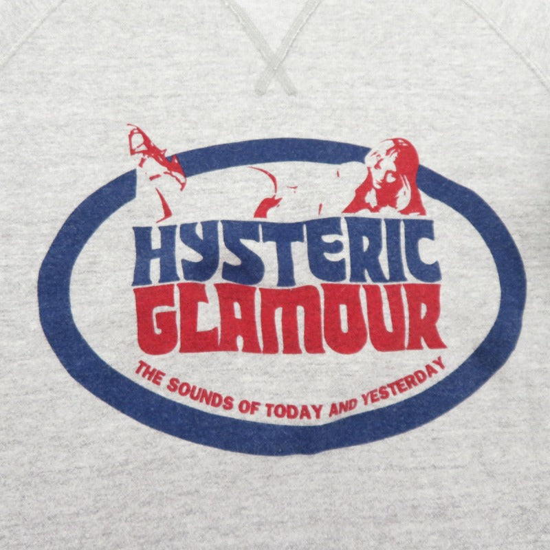 HYSTERIC GLAMOUR | ヒステリックグラマー スウェット グレー サイズ：M【瀬戸大橋店】