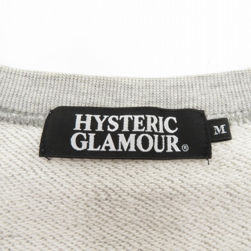 HYSTERIC GLAMOUR | ヒステリックグラマー スウェット グレー サイズ：M【瀬戸大橋店】