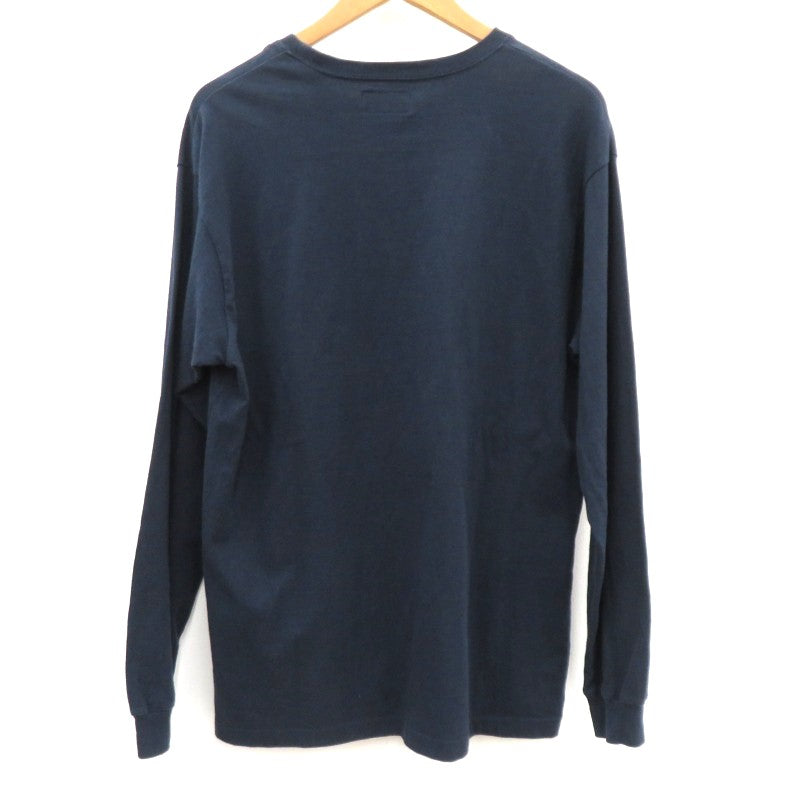 BUDSPOOL | バッズプール CLASSIC LOGO L/S TEE 長袖Ｔシャツ ネイビー サイズ：M【瀬戸大橋店】