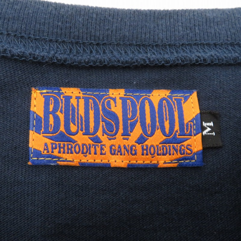 BUDSPOOL | バッズプール CLASSIC LOGO L/S TEE 長袖Ｔシャツ ネイビー サイズ：M【瀬戸大橋店】