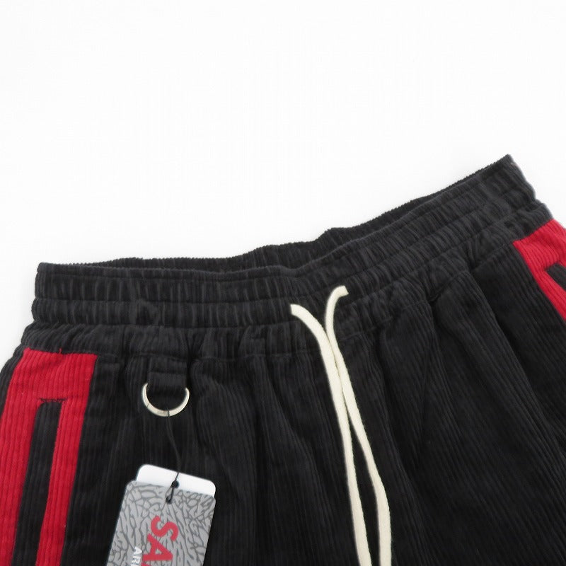 SAPEur | サプール CORDUROY TRACK PANTS その他ボトムス A0023-488 ブラック サイズ：L【瀬戸大橋店】