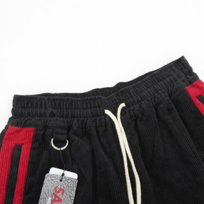 SAPEur | サプール CORDUROY TRACK PANTS その他ボトムス A0023-488 ブラック サイズ：L【瀬戸大橋店】