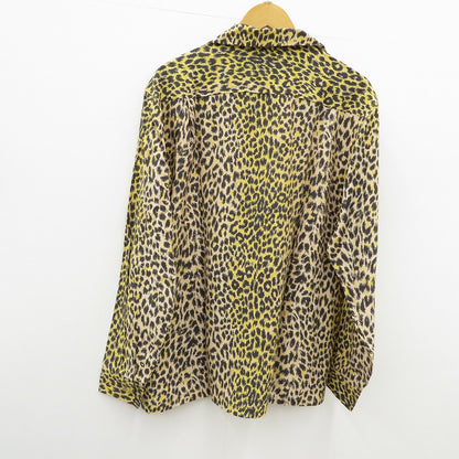 SAPEur | サプール LEOPARD RAYON SHIRT 長袖シャツ A0023-390 イエロー サイズ：M【瀬戸大橋店】