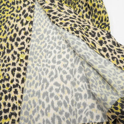 SAPEur | サプール LEOPARD RAYON SHIRT 長袖シャツ A0023-390 イエロー サイズ：M【瀬戸大橋店】