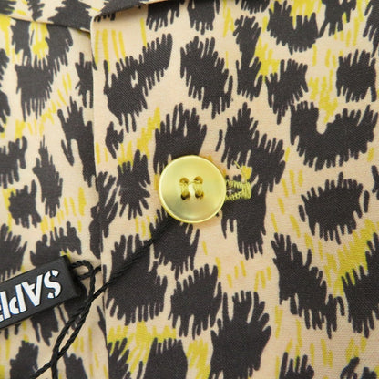 SAPEur | サプール LEOPARD RAYON SHIRT 長袖シャツ A0023-390 イエロー サイズ：M【瀬戸大橋店】