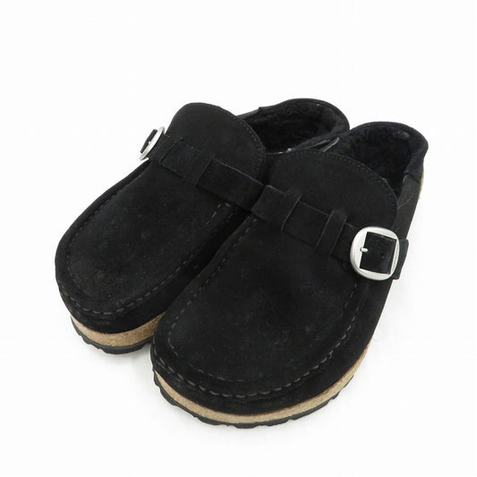 BIRKENSTOCK | ビルケンシュトック BUCKLEY SHEARLING サンダル 1021036 ブラック 26cm【瀬戸大橋店】
