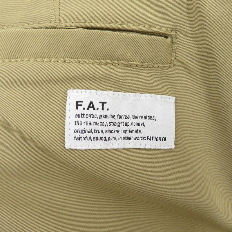 FAT | エフエーティー POLYCROP パンツ ベージュ サイズ：M【瀬戸大橋店】