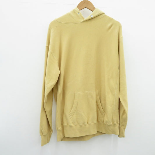 PHIGVEL | フィグベル ATHLETIC HOODED SWEAT パーカー PMAL-CL02 イエロー サイズ：40【瀬戸大橋店】