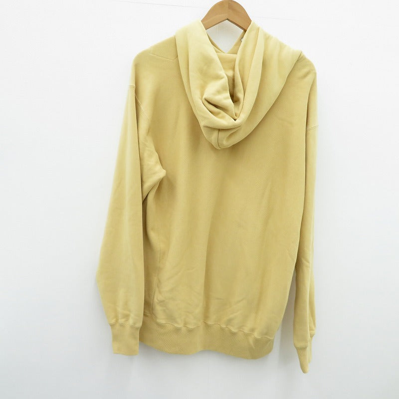 PHIGVEL | フィグベル ATHLETIC HOODED SWEAT パーカー PMAL-CL02 イエロー サイズ：40【瀬戸大橋店】