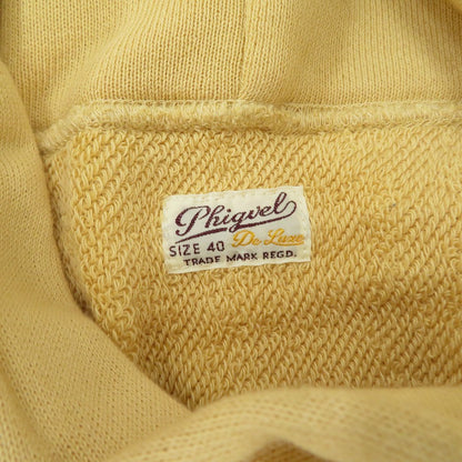 PHIGVEL | フィグベル ATHLETIC HOODED SWEAT パーカー PMAL-CL02 イエロー サイズ：40【瀬戸大橋店】