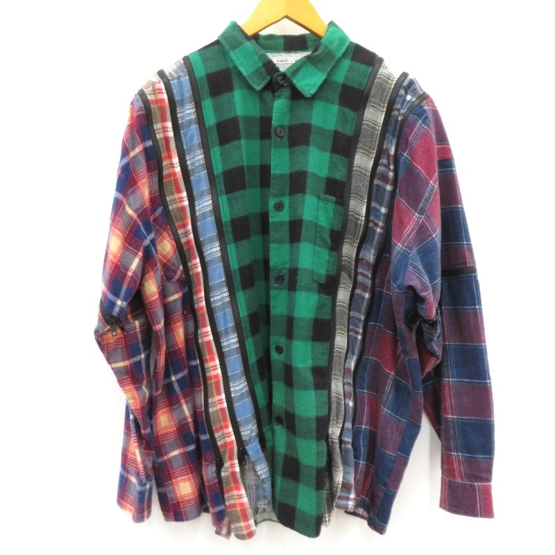 Needles | ニードルス 7 Cuts Zipped Shirt 長袖シャツ マルチ サイズ：不明【瀬戸大橋店】