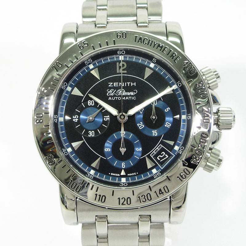 ZENITH | ゼニス RAINBOW EL PRIMERO レインボー エル・プリメロ 腕時計 01/02.0461.400 クロノグラフ 自動巻き ブラック×ブルー系×シルバー【三重本店】