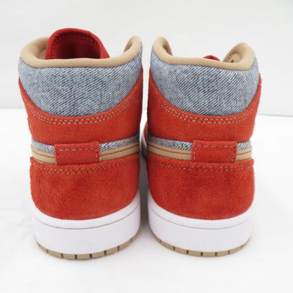 NIKE | ナイキ Air Jordan 1 Mid 'Denim' スニーカー DM4352-600 エアジョーダン レッド 26cm サイズ：26【瀬戸大橋店】