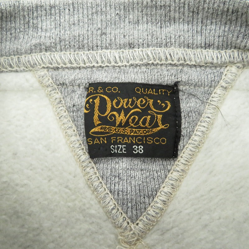 FREEWHEELERS | フリーホイーラーズ 1930s/POWER WEAR/ATTACHED HOOD SWEAT PARKA パーカー 2034004 グレー サイズ：38【瀬戸大橋店】