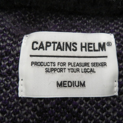 CAPTAINS HELM | キャプテンズヘルム WORN OUT CREW SWEATER ニット CH23-AW-K01 パープル サイズ：M【瀬戸大橋店】