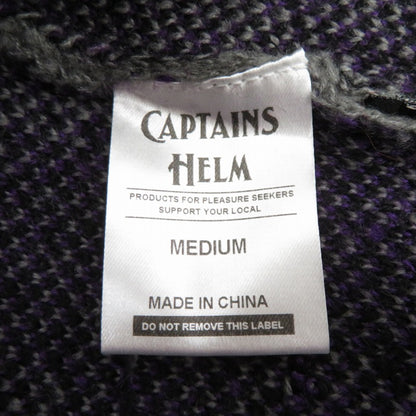 CAPTAINS HELM | キャプテンズヘルム WORN OUT CREW SWEATER ニット CH23-AW-K01 パープル サイズ：M【瀬戸大橋店】