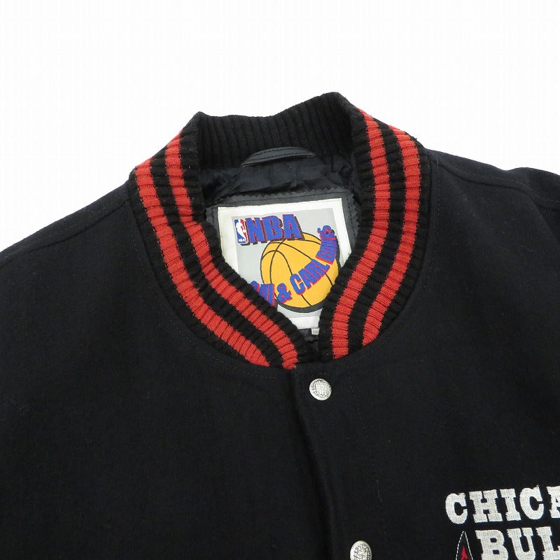NBAシカゴブルズ スタジャン MT00451 ブラック サイズ：L【瀬戸大橋店】