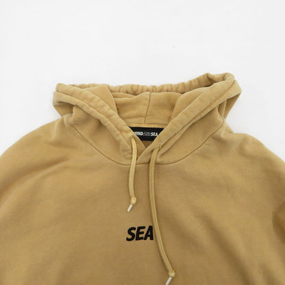 WIND AND SEA | ウィンダンシーウインダンシー PAINT HOODIE パーカー WDS-O-PNT-24-Q2-CS-01 ベージュ サイズ：L【瀬戸大橋店】