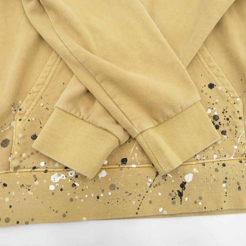 WIND AND SEA | ウィンダンシーウインダンシー PAINT HOODIE パーカー WDS-O-PNT-24-Q2-CS-01 ベージュ サイズ：L【瀬戸大橋店】