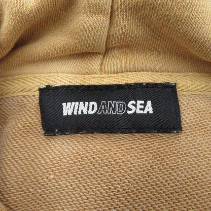WIND AND SEA | ウィンダンシーウインダンシー PAINT HOODIE パーカー WDS-O-PNT-24-Q2-CS-01 ベージュ サイズ：L【瀬戸大橋店】