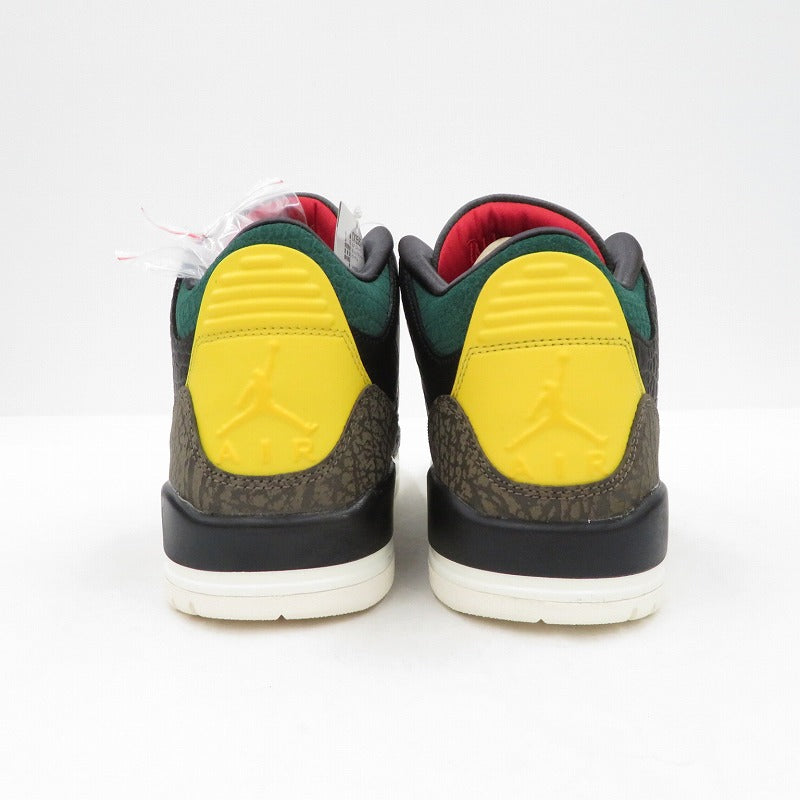 NIKE | ナイキ AJ3 Retro SE 'Animal Instinct 2.0/Safari' スニーカー CV3583-003 エアジョーダン ブラック 26.5cm【瀬戸大橋店】