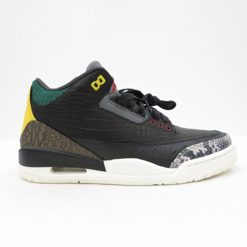 NIKE | ナイキ AJ3 Retro SE 'Animal Instinct 2.0/Safari' スニーカー CV3583-003 エアジョーダン ブラック 26.5cm【瀬戸大橋店】