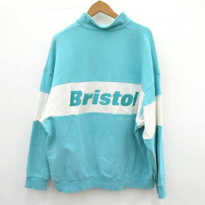 FCRB | エフシーアールビー HALF ZIP STAND COLLAR SWEAT スウェット FCRB-240080 ライトブルー サイズ：XL【瀬戸大橋店】