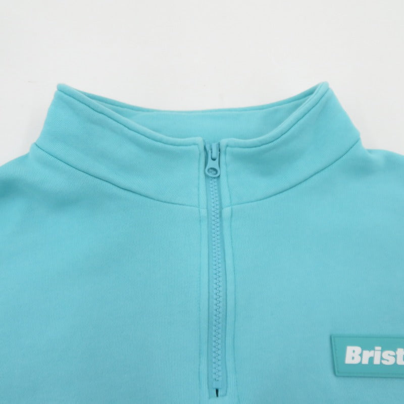 FCRB | エフシーアールビー HALF ZIP STAND COLLAR SWEAT スウェット FCRB-240080 ライトブルー サイズ：XL【瀬戸大橋店】