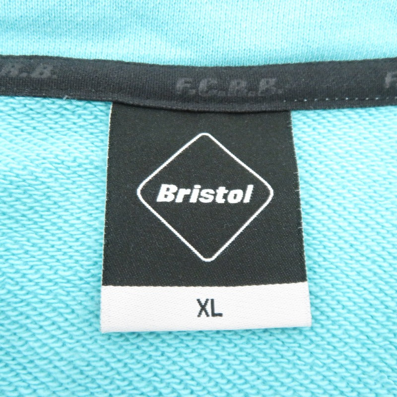 FCRB | エフシーアールビー HALF ZIP STAND COLLAR SWEAT スウェット FCRB-240080 ライトブルー サイズ：XL【瀬戸大橋店】
